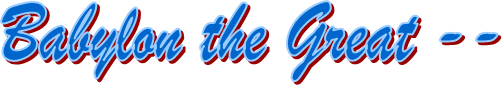 Babylon the Great --